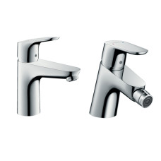 Готовый набор для биде hansgrohe Focus со смесителем для раковины HG-PR82, хром