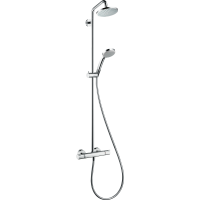 Душевая система hansgrohe Croma 160 1jet с термостатом 27135000, хром