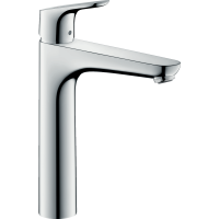 Смеситель для раковины hansgrohe Focus 190, без сливного гарнитура, хром