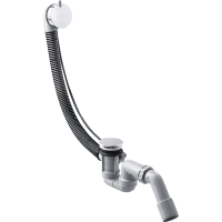 Слив-перелив для стандартных ванн hansgrohe Flexaplus S, хром