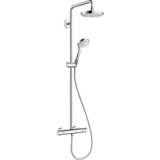 Душевая система hansgrohe Croma Select S 180 2jet с термостатом 27253400, белый/хром