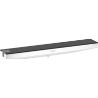 Шланговое подключение hansgrohe Rainfinity Porter 500 с полкой и держателем для душа слева 26843700, матовый белый