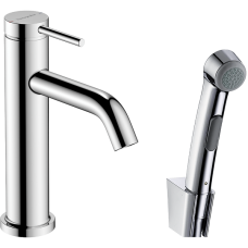 Смеситель для раковины hansgrohe Tecturis S 110 с гигиеническим душем и душевым шлангом