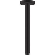 Душевой кронштейн hansgrohe S потолочный 300 мм 27389670, матовый черный