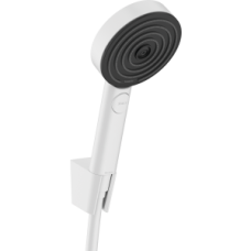 Душевой набор hansgrohe Pulsify Select S 105 3jet Relaxation с держателем и шлангом 125 см 24302700, матовый белый