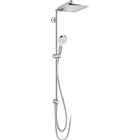 Душевая система hansgrohe Crometta E 240 1jet EcoSmart Reno с переключателем потоков, хром