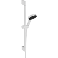 Душевой гарнитур hansgrohe Pulsify Select S 105 3jet Relaxation cо штангой 65 см, матовый белый