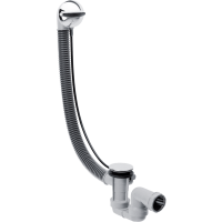 Слив-перелив для стандартных ванн hansgrohe Flexaplus, хром