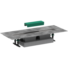 Монтажная часть слива для душа hansgrohe uBox universal для установки на уровне пола с внешней частью 60 см 56016180