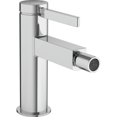 Смеситель для биде hansgrohe Finoris со сливным клапаном Push-Open