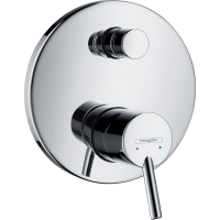 Внешняя часть смесителя для ванны hansgrohe Talis S скрытого монтажа, со встроенной защитной комбинацией 32477000, хром