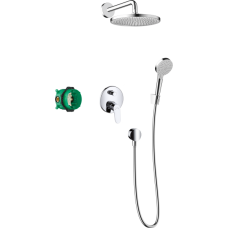 Душевая система hansgrohe Crometta S 240 1jet скрытого монтажа со смесителем 27958000, хром