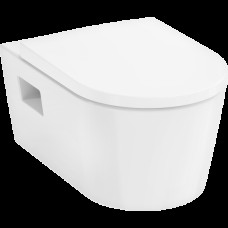 Унитаз hansgrohe EluPura Original S подвесной с сиденьем без микролифта 60207450, белый