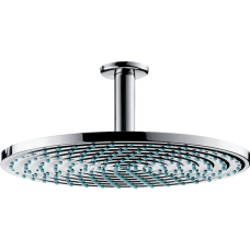 Верхний душ hansgrohe Raindance S 300 1jet EcoSmart с потолочным кронштейном 26600000, хром