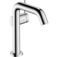Смеситель для раковины hansgrohe Tecturis S 150 Fine CoolStart, EcoSmart+, со сливным клапаном Push-Open
