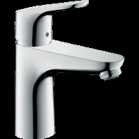 Смеситель для раковины hansgrohe Focus 100 со сливным гарнитуром 31607000, хром
