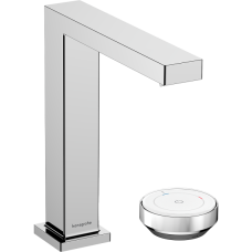 Смеситель для раковины hansgrohe Tecturis E 150 CoolStart EcoSmart+, с донным клапаном