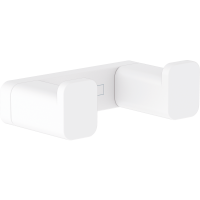 Крючок hansgrohe AddStoris двойной 41755700, матовый белый