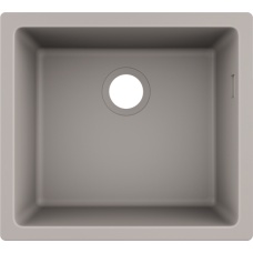 Кухонная мойка hansgrohe S51 S510-U450 интегрированная 43431380, серый бетон