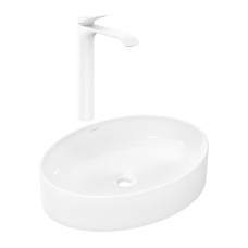 Готовый набор для раковины hansgrohe Xuniva D накладной со смесителем Vivenis 250 HG-PR245, белый/матовый белый