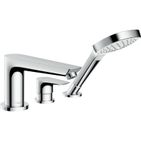 Внешняя часть смесителя для ванны hansgrohe Talis E на край ванны, на 3 отверстия 71731000, хром