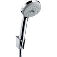 Душевой набор hansgrohe Croma 100 3jet Multi с держателем и шлангом 160 см 27595000, хром