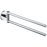 Полотенцедержатель двойной, поворотный Hansgrohe Logis
