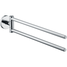 Полотенцедержатель двойной, поворотный Hansgrohe Logis