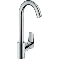 Смеситель для кухонной мойки hansgrohe Logis M31 260, хром