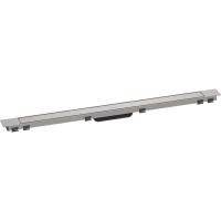 Внешняя часть трапа для душа hansgrohe RainDrain Match Plus, 100 см, с регулировкой по высоте 56217800, нержавеющая сталь
