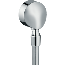 Шланговое подключение hansgrohe FixFit E с клапаном обратного тока и шарнирным соединением 27505000, хром
