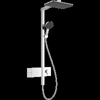 Душевая система hansgrohe Raindance Alive Q Showerpipe 210/340 1jet с термостатом ShowerSelect Comfort, хром