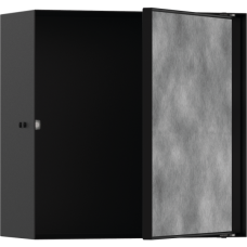Настенный короб hansgrohe XtraStoris Rock с дверью для облицовки плиткой, 30х30х14 см