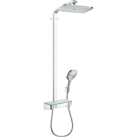 Душевая система hansgrohe Raindance E 360 1jet с термостатом ShowerTablet Select 300 27288000, хром