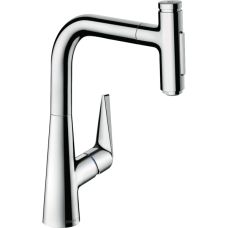 Кухонный смеситель, однорычажный, 220, с вытяжным душем, 2jet Hansgrohe