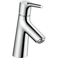 Смеситель для раковины hansgrohe Talis S 80, со сливным клапаном Push-Open, хром