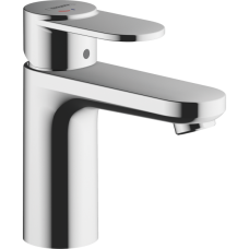 Смеситель для раковины hansgrohe Vernis S 100 CoolStart, со сливным гарнитуром 71541000, хром