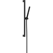 Душевой гарнитур hansgrohe Pulsify S 100 1jet EcoSmart со штангой 65 см, 24372670, матовый черный