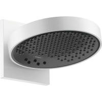 Верхний душ hansgrohe Rainfinity 250 3jet EcoSmart с настенным креплением скрытого монтажа, матовый белый