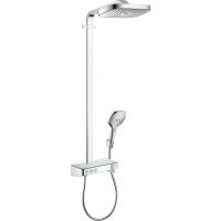 Душевая система hansgrohe Raindance Select E 300 3jet с термостатом ShowerTablet Select 300 27127000, хром