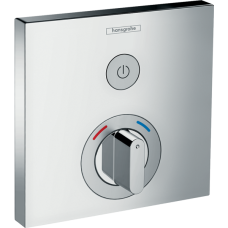 Внешняя часть смесителя для душа hansgrohe ShowerSelect скрытого монтажа на 1 потребителя 15767000, хром