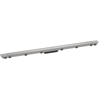 Внешняя часть трапа для душа hansgrohe RainDrain Match Plus, 120 см, с регулировкой по высоте 56218800, нержавеющая сталь