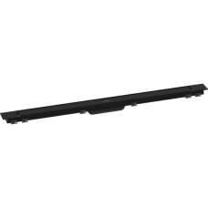 Внешняя часть трапа для душа hansgrohe RainDrain Match Plus, 100 см, с регулировкой по высоте 56217670, матовый черный