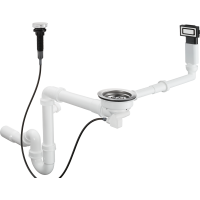 Система слива-перелива hansgrohe с автоматическим управлением D14-11 43931800, под сталь
