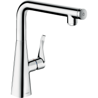 Смеситель для кухонной мойки hansgrohe Metris Select M71 260, хром