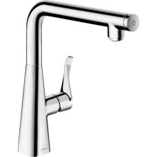 Смеситель для кухонной мойки hansgrohe Metris Select M71 260 14847000, хром