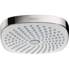 Верхний душ hansgrohe Croma Select E 180 2jet EcoSmart 26528400, белый/хром