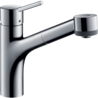 Кухонный смеситель однорычажный, 170, с вытяжным душем, 2jet Hansgrohe