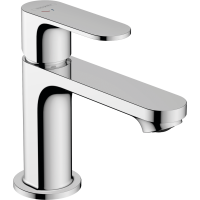 Смеситель для раковины hansgrohe Rebris S 80 CoolStart, со сливным гарнитуром