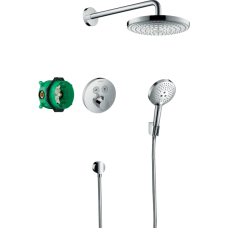 Душевая система hansgrohe Raindance Select S 240 2jet скрытого монтажа с термостатом 27297000, хром